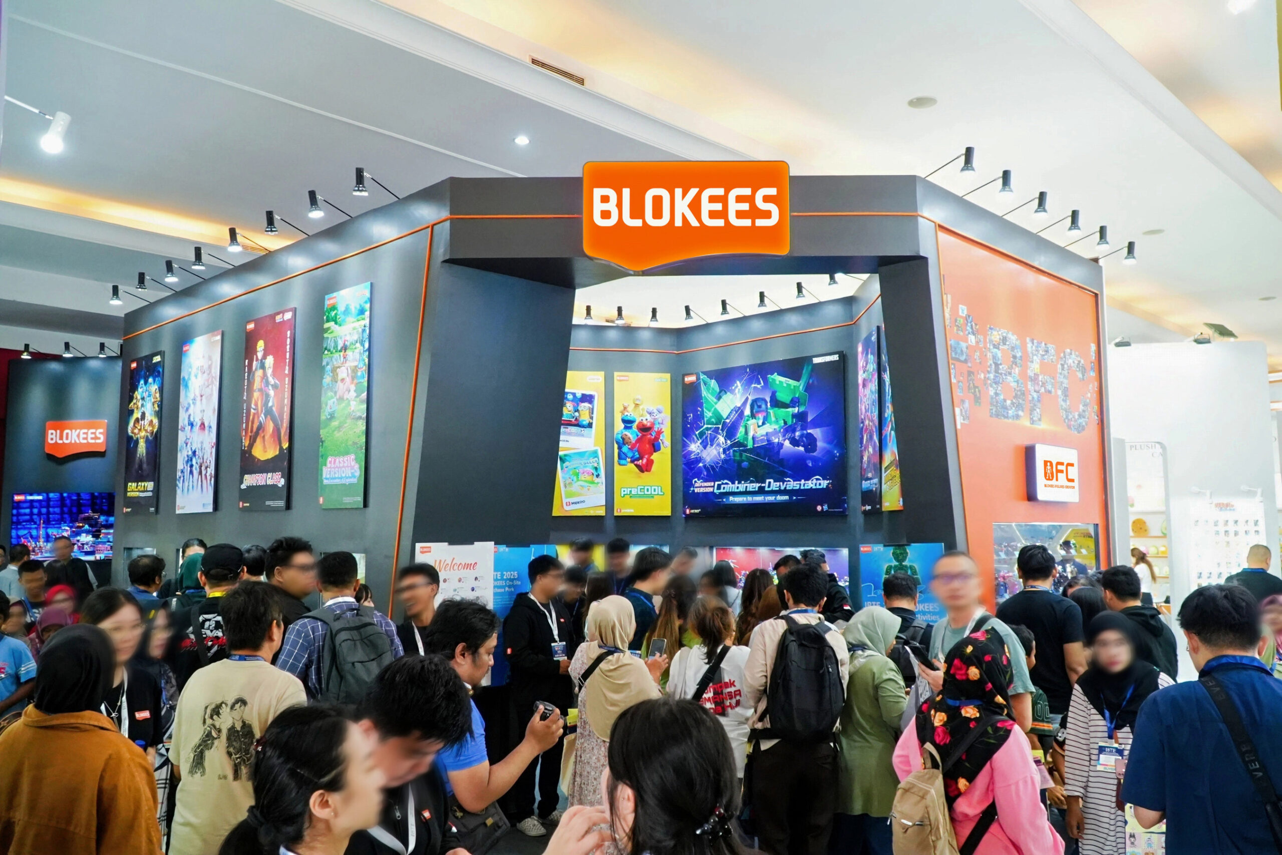 Blokees, tampil untuk pertama kalinya di Indonesia International Toys Expo 2025